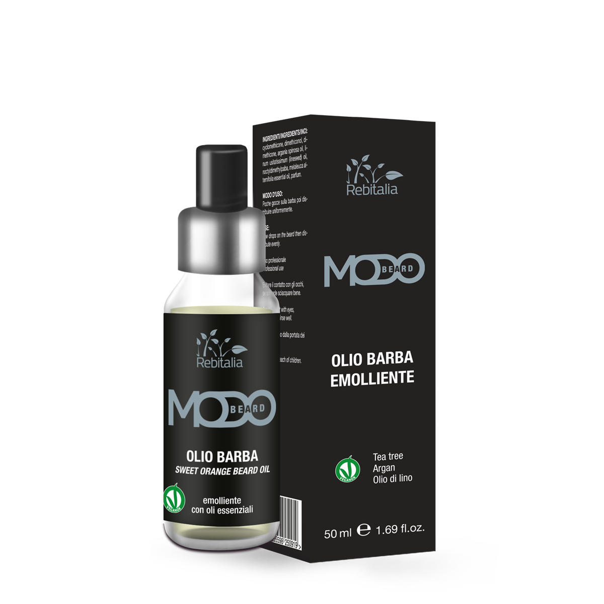 REBITALIA - Modo Beard Olio Naturale Barba oli essenziali